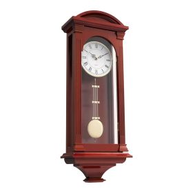 Grandfather Clock Vintage Pendulum Wall Clock 26.7 in with Quartz Movement