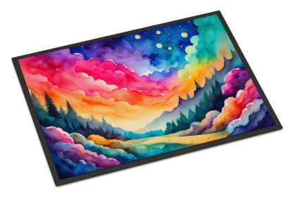 NEW Dusty Miller in Color Doormat Front Door Mat Indoor Outdoor Rugs for Entryway, Non Slip Washable Low Pile, 18H X 27W